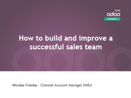 How to build and improve a successful sales team